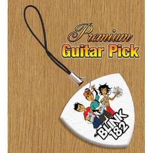 Blink 182 Mobile Phone Charm Bass Guitar Pick Both Sides Printed