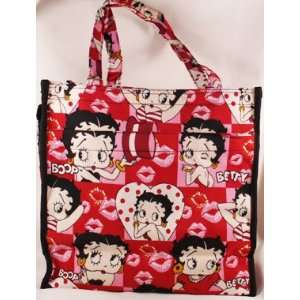  Betty Boop Red Heart Tote Bag 