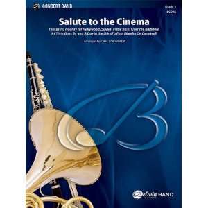 Salute to the Cinema Conductor Score Concert Band Sports 