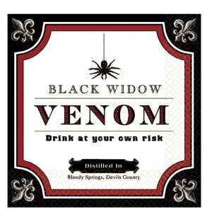   By Amscan Vampire Elixirs Halloween Beverage Napkins 