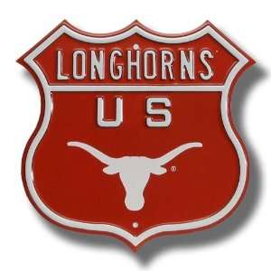  Longhorns / Bevo Logo Route Sign 