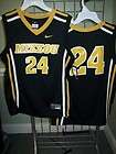 Missouri Tigers Mizzou Nike # 24 Black Basketball Jersey sz Youth XL