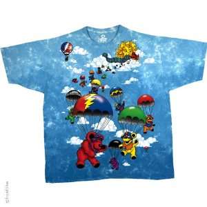   Dead   Parachuting Bears Tie Dye T Shirt, XL: Sports & Outdoors