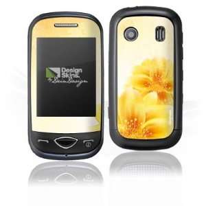  Design Skins for Samsung B3410   Yellow Flowers Design 
