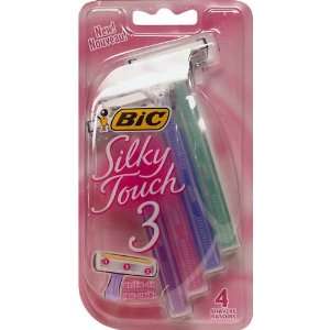  BIC Silky Touch 3 Disposable Shaver Women 4 Count Health 