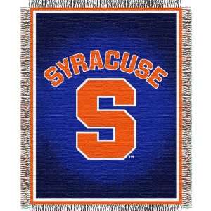  Syracuse Orange NCAA Woven Jacquard Throw Blanket: Beauty
