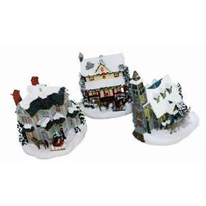 Thomas Kinkade Cottage Ornaments Winter Memories Illuminated 