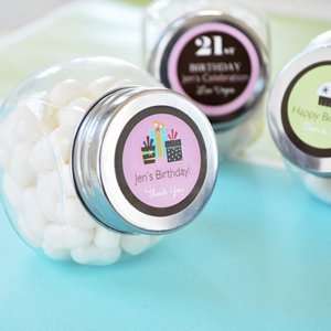  Personalized Birthday Candy Jars 24 Set Health & Personal 