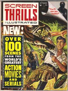 Screen Thrills Illustrated Magazine #2, Warren 1962 FN  
