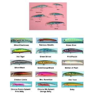   Series Lures Color Green Shiner (#454); Size xxDeep Minnow   4 1/2