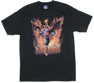Through The Fire   Superman   DC Comics T shirt  