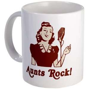  Retro Aunts Rock Aunt Mug by 