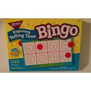    Beginning Telling Time Bingo Game (3 36 players) Toys & Games