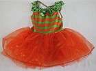 Gymboree Dress Up Halloween Shop Orange Pumpkin Fairy Costume 12 18 M 