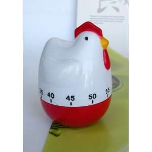 60 Minutes Kitchen Tool Timer  Gorgeous Rooster Design w/Easy Turn.The 