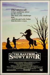 The Man From Snowy River 1982 Original U.S. One Sheet Movie Poster 