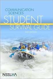 Communication Sciences Student Survival Guide, (143548102X), NSSLHA 