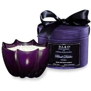  D.L. & Co. Black Dahlia Candle: Home & Kitchen