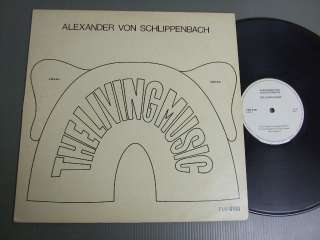 ALEXANDER VON SCHLIPPENBACH Germany FMP LP, THE LIVING MUSIC  