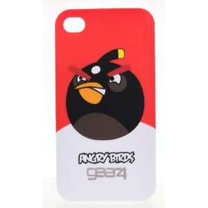  Angry Birds Black Bomber Bird Rubber Texture Rear Only 
