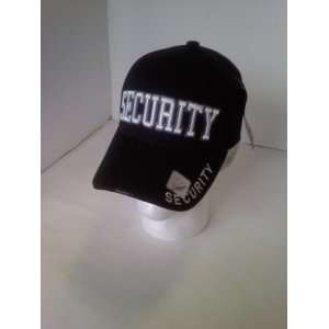  Security Embroidered Black Baseball Ball Cap: Toys & Games