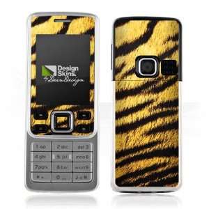  Design Skins for Nokia 6300   Tiger Fur Design Folie 
