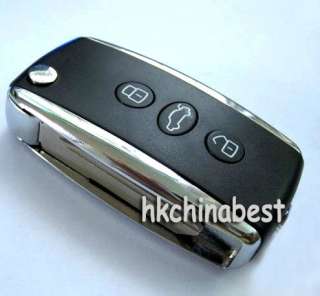 New Flip Folding Remote Key Case Shell For BENTLEY Chrysler 300C 3 