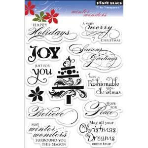  Penny Black Clear Stamps, Winter Wonders