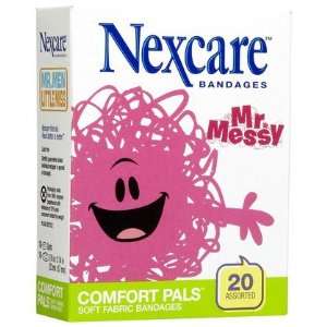  Nexcare Comfort Pals Bandages Mr. Men & Little Miss 20ct 