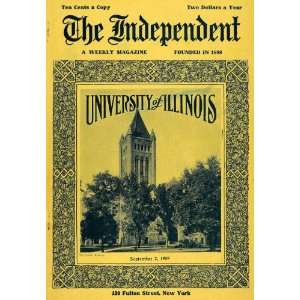  1909 Cover Independent Illinois University Library Bldg 