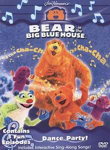 Bear in the Big Blue House   Dance Party DVD, 2004 786936250749  