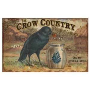  Crow Country Pottery Sign