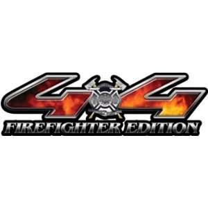   Firefighter Edition Real Fire 4x4 Truck & SUV Decals Automotive