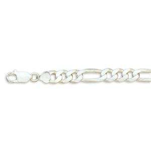  Figaro 220 Chain Bracelet, 9 inch Jewelry