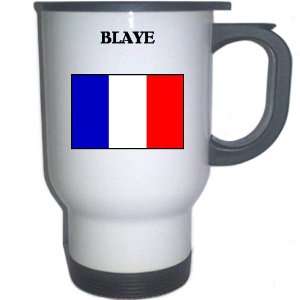  France   BLAYE White Stainless Steel Mug Everything 