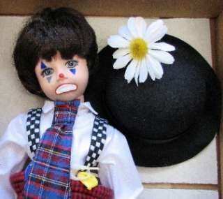 Robin Woods Chris Miller Satchel Clown Doll 14 New  