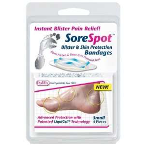  Pedifix Sorespot Blister and Skin Protection Bandages, 4 
