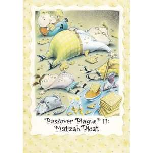   Card Passover Plague #11 Matzah Bloat