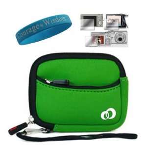  Durable Green Mini Glove Camera Case for Sony Bloggie MHS 