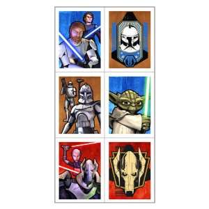  Star Wars: The Clone Wars Sticker Sheets: Toys & Games