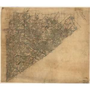  Civil War Map Map of Prince George Co., Va. / made under 