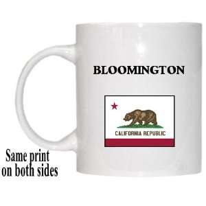   : US State Flag   BLOOMINGTON, California (CA) Mug: Everything Else