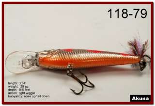   Metallic Burgundy Shad Bass Pike Trout Fishing Lure Crankbait Tackle