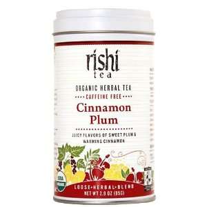 Rishi Tea Organic Cinnamon Plum Tea Gift Set:  Grocery 
