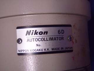NIKON AUTO COLLIMATOR MODEL 72880 USED  