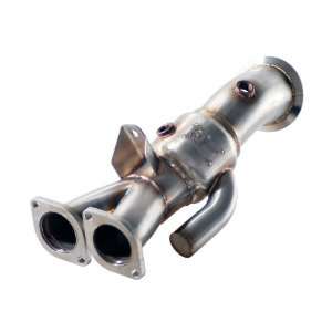   304 Stainless Steel Exhaust Down Pipe for BMW 335i L6 3.0L: Automotive