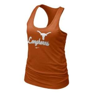  Texas Longhorns Womens Orange Nike Outshine Tank Top 