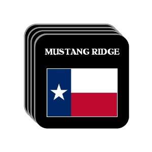  US State Flag   MUSTANG RIDGE, Texas (TX) Set of 4 Mini 