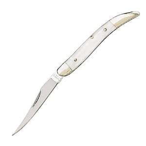 Mustang Knives Texas Toothpick, Faux Pearl, Nickel Silver Bolsters, w 