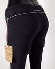   ! WOMENS TRUE RELIGION JEANS Black BIG T MARISSA SWEAT / TRACK PANTS
